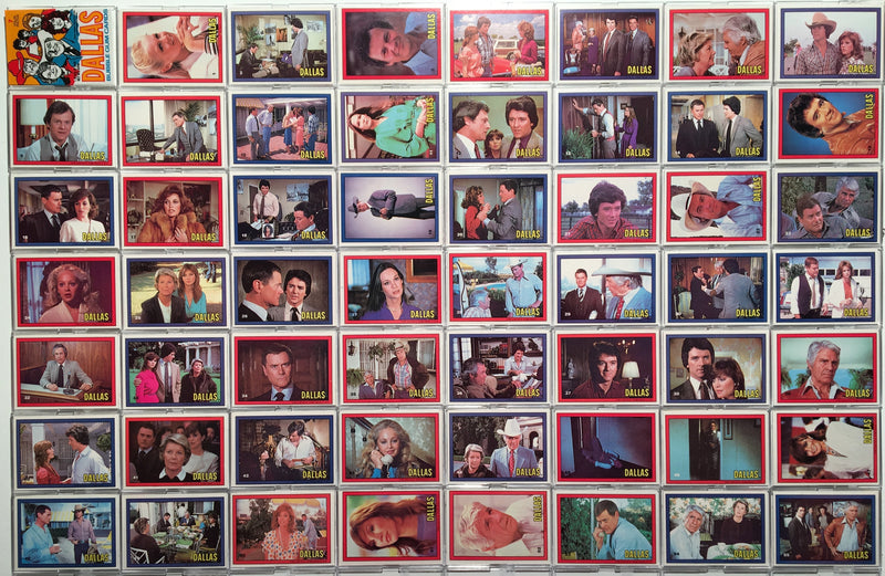 Dallas TV Show Vintage Card Set 56 Cards Donruss 1981   - TvMovieCards.com