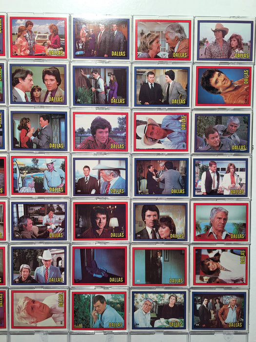 Dallas TV Show Vintage Card Set 56 Cards Donruss 1981   - TvMovieCards.com