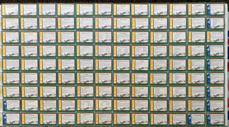 1990 Wizard of Oz Factory Trading Base Card Set 110 Cards Judy Garland Pacific   - TvMovieCards.com