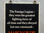 1977 March or Die Insert Movie Poster 14x36 Gene Hackman, Terence Hill   - TvMovieCards.com