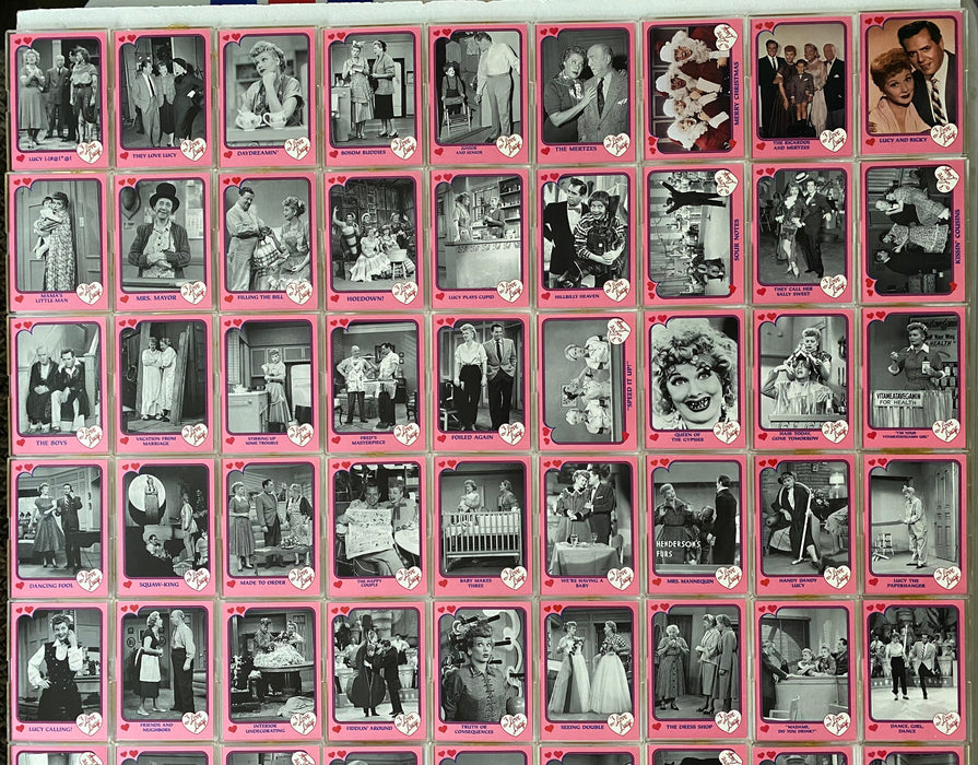 Lucy I Love Pink Front Factory Card Set 110 Cards Unsealed Pacific 1991   - TvMovieCards.com