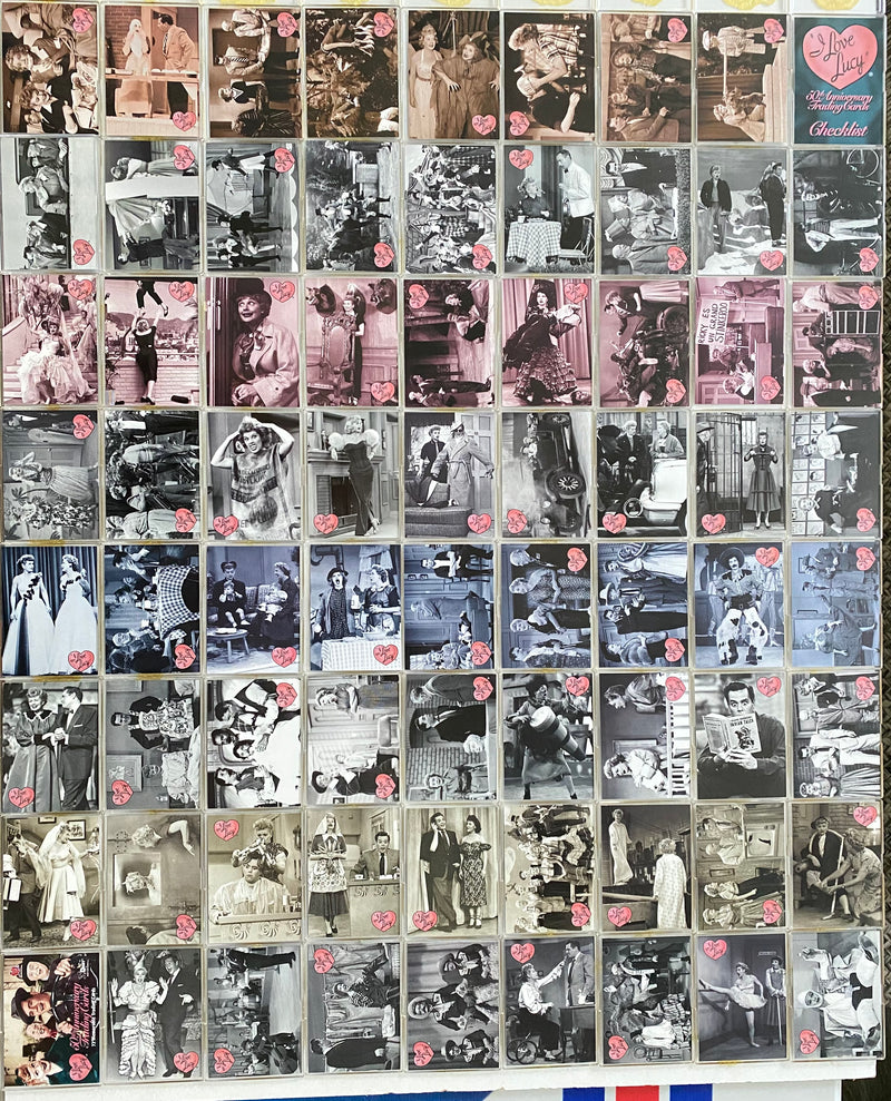 Lucy I Love Lucy 50th Anniversary Base Card Set 72 Cards Dart Flipcards 2001   - TvMovieCards.com