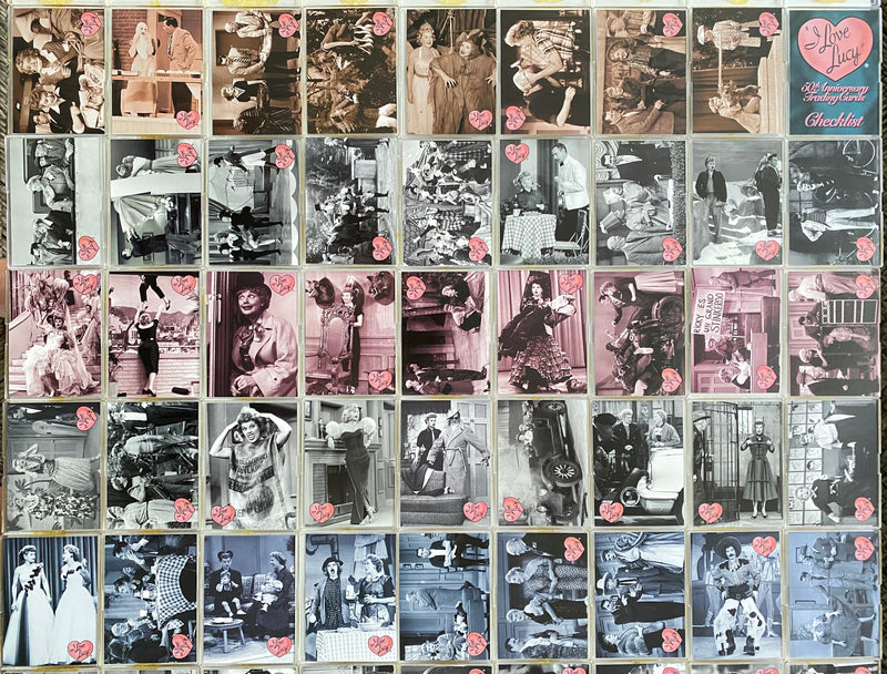 Lucy I Love Lucy 50th Anniversary Base Card Set 72 Cards Dart Flipcards 2001   - TvMovieCards.com