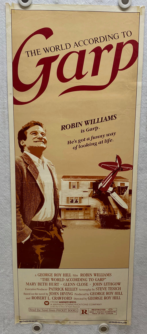 1982 The World According to Garp Insert 14x36 Movie Poster Robin Williams   - TvMovieCards.com