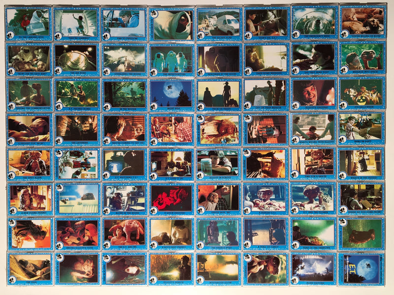E.T. The Extra-Terrestrial Movie Vintage Base Card Set   - TvMovieCards.com