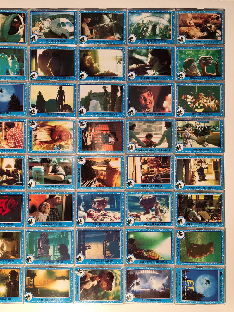 E.T. The Extra-Terrestrial Movie Vintage Base Card Set   - TvMovieCards.com