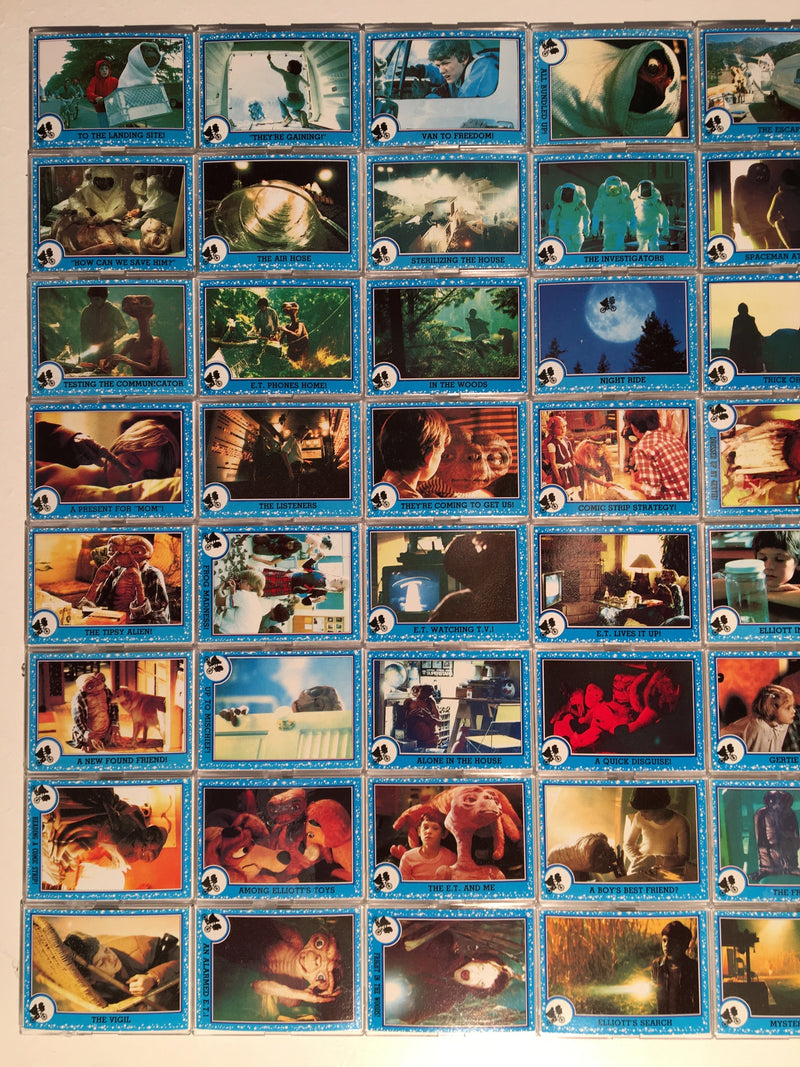 E.T. The Extra-Terrestrial Movie Vintage Base Card Set   - TvMovieCards.com