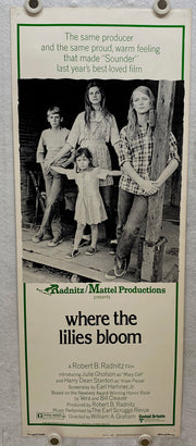 1974 Where the Lilies Bloom Insert 14x36 Movie Poster Julie Gholson Jan Smithers   - TvMovieCards.com