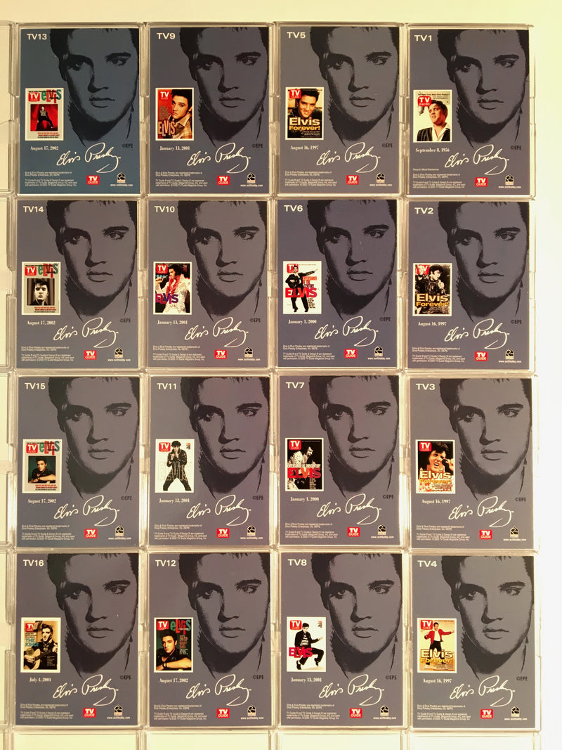 Elvis TV Guide Covers Card Set TV1 thru TV16   - TvMovieCards.com