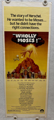 1980 Wholly Moses! Insert 14 x 36 Movie Poster  Dudley Moore, Laraine Newman   - TvMovieCards.com