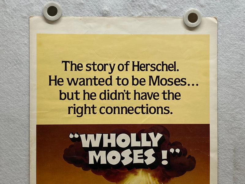 1980 Wholly Moses! Insert 14 x 36 Movie Poster  Dudley Moore, Laraine Newman   - TvMovieCards.com