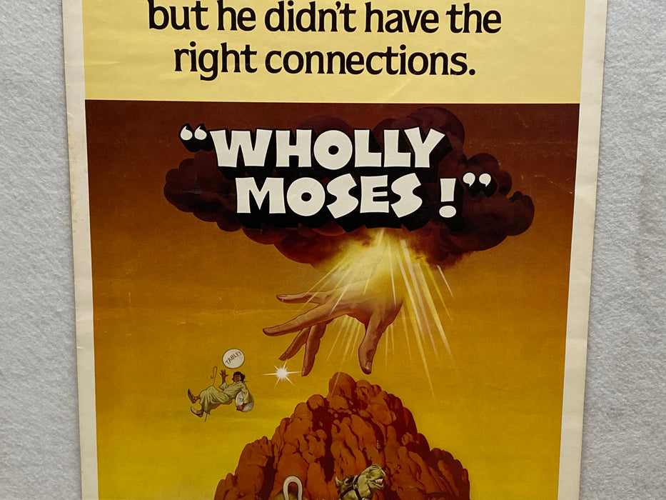 1980 Wholly Moses! Insert 14 x 36 Movie Poster  Dudley Moore, Laraine Newman   - TvMovieCards.com