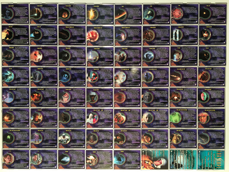 Farscape Season 1 Base Card Set 72 Cards Rittenhouse 2000 - TvMovieCards.com