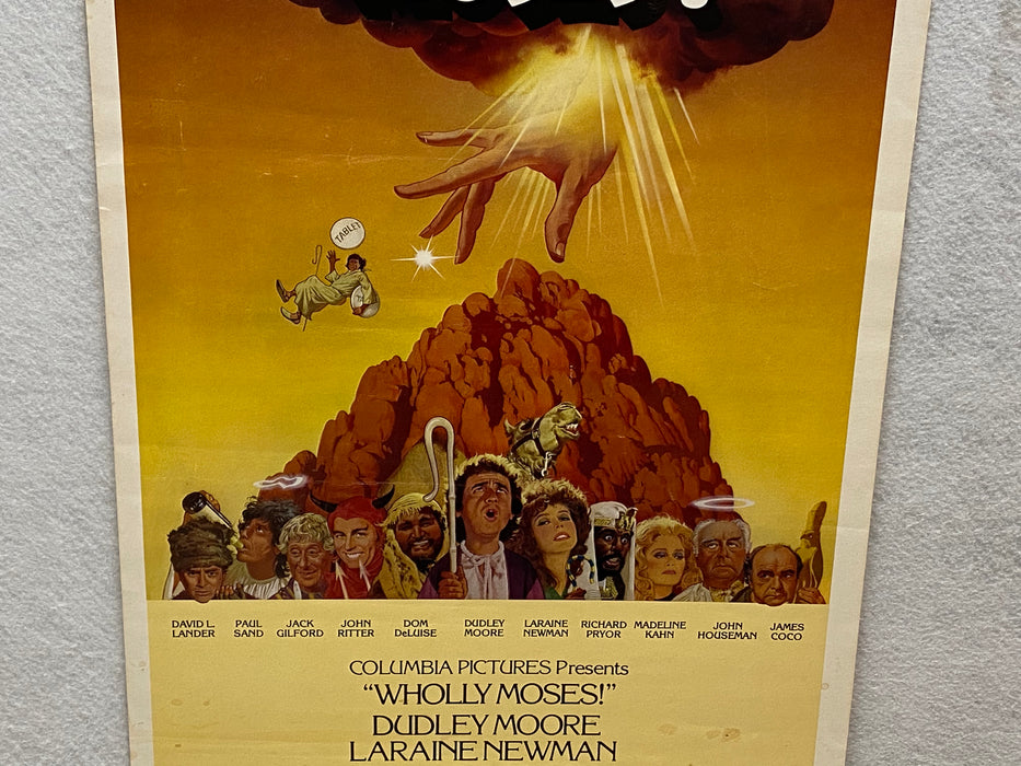 1980 Wholly Moses! Insert 14 x 36 Movie Poster  Dudley Moore, Laraine Newman   - TvMovieCards.com