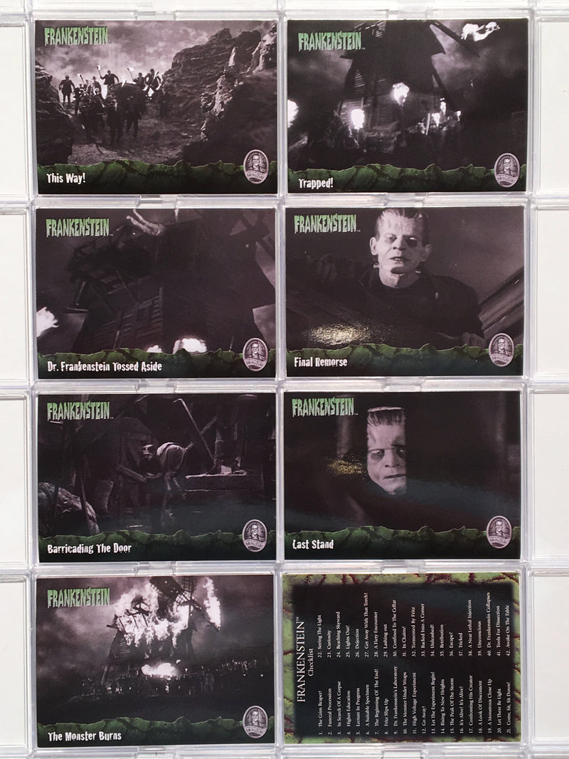 Frankenstein by Artbox Base Card Set 72 Cards 2006   - TvMovieCards.com