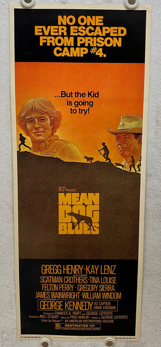 1978 Mean Dog Blues Insert 14 x 36 Movie Poster Gregg Henry, Kay Lenz   - TvMovieCards.com
