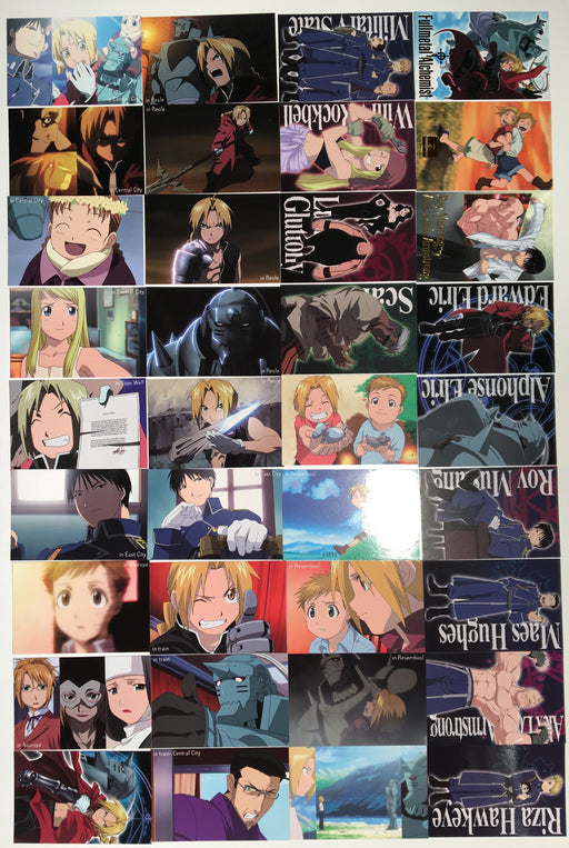 Fullmetal Alchemist Oversize Card Set 36 (4 3/4" x 3 1/8") Cards Bandia 2003   - TvMovieCards.com