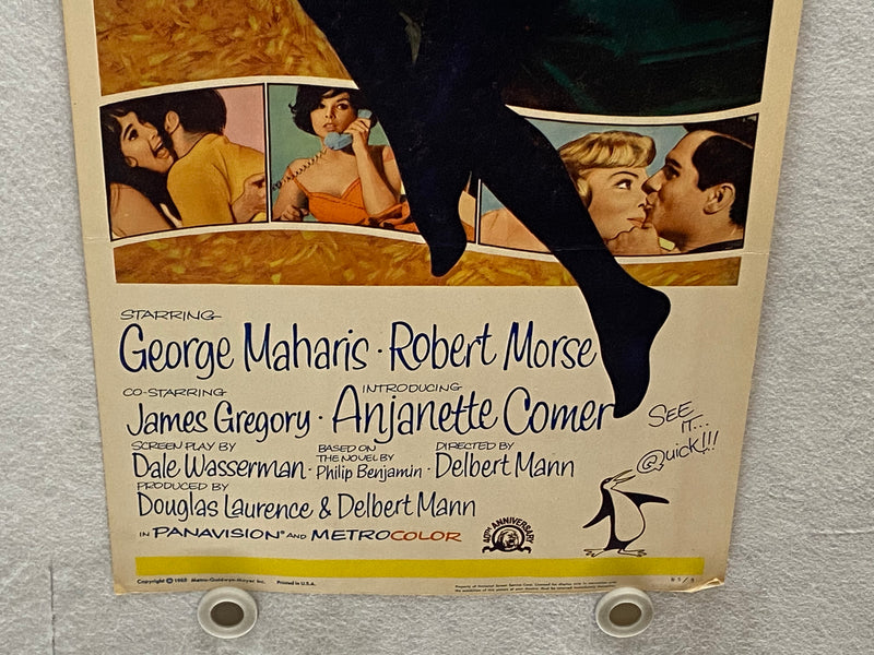 1964 Quick, Before It Melts Insert 14 x 36 Movie Poster George Maharis   - TvMovieCards.com