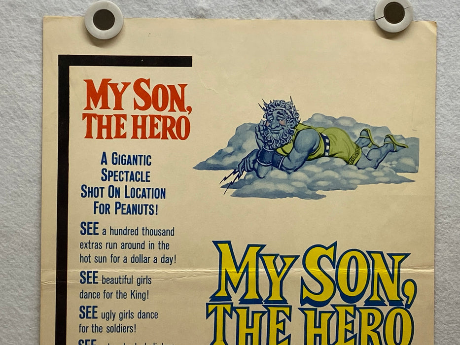 1962 My Son, the Hero Insert 14 x 36 Movie Poster Pedro Armendáriz   - TvMovieCards.com