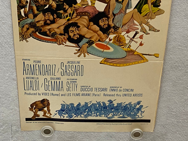 1962 My Son, the Hero Insert 14 x 36 Movie Poster Pedro Armendáriz   - TvMovieCards.com