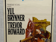 1967 The Long Duel Insert 14 x 36 Movie Poster Yul Brynner, Trevor Howard   - TvMovieCards.com