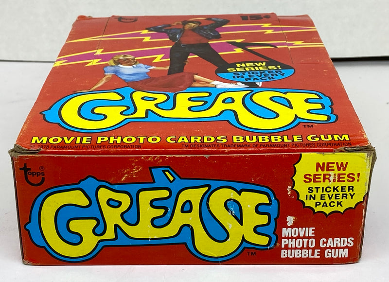 1978 Topps Grease Series 2 Movie Vintage FULL 36 Pack Trading Card Wax Box   - TvMovieCards.com
