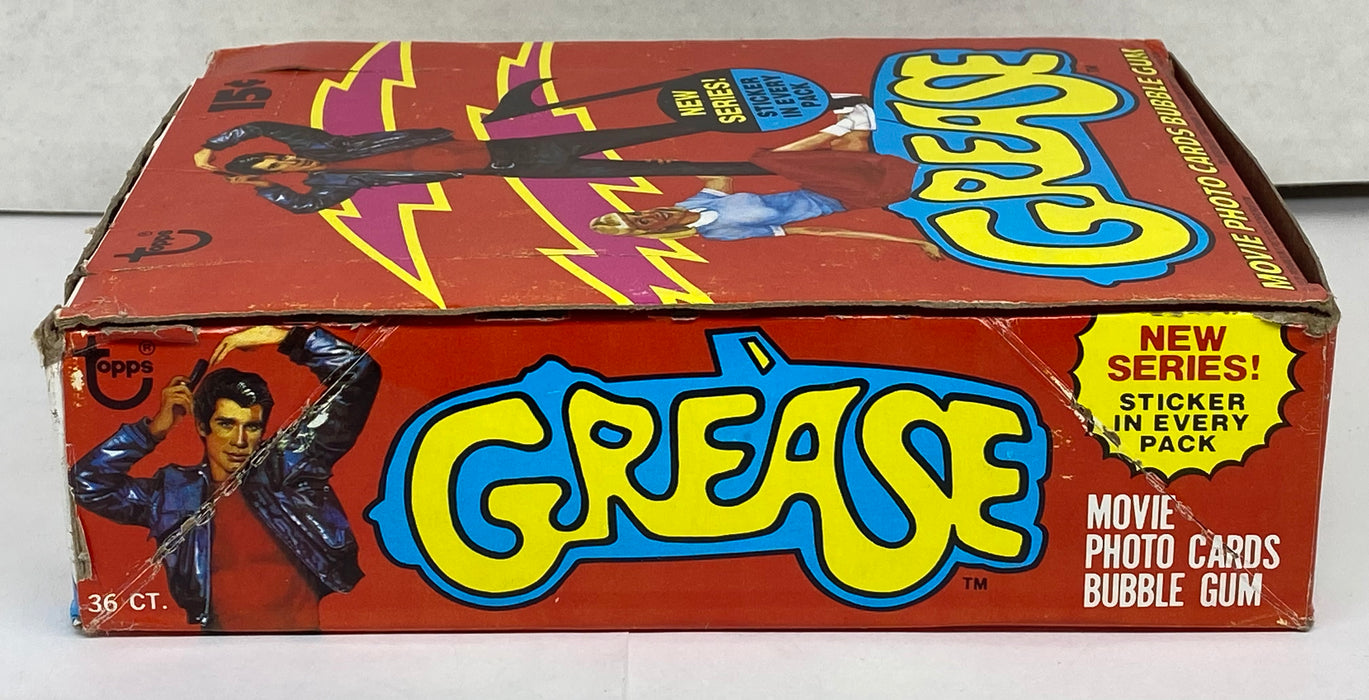 1978 Topps Grease Series 2 Movie Vintage FULL 36 Pack Trading Card Wax Box   - TvMovieCards.com