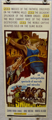 1960 The Sword and the Cross Insert 14 x 36 Movie Poster Gianna Maria Canale   - TvMovieCards.com