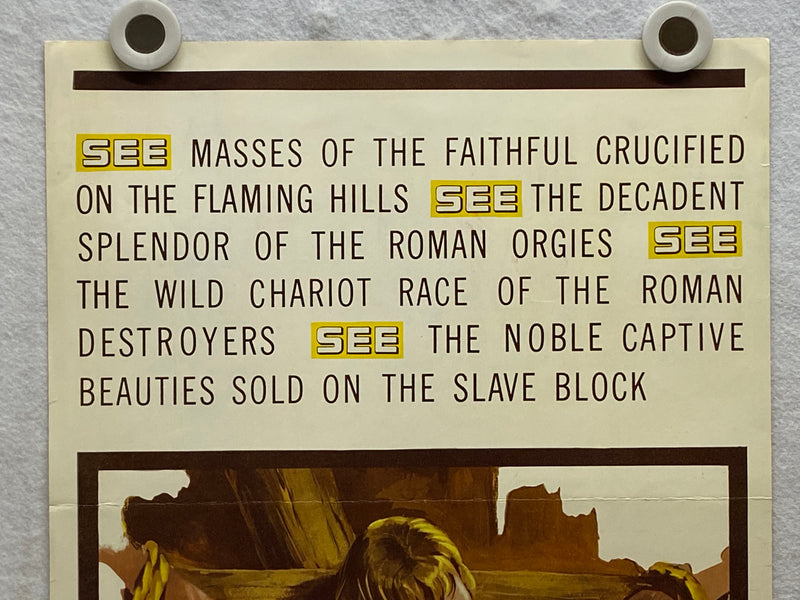 1960 The Sword and the Cross Insert 14 x 36 Movie Poster Gianna Maria Canale   - TvMovieCards.com