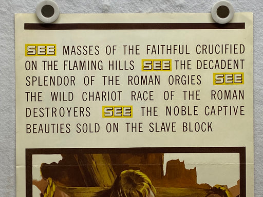 1960 The Sword and the Cross Insert 14 x 36 Movie Poster Gianna Maria Canale   - TvMovieCards.com