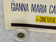 1960 The Sword and the Cross Insert 14 x 36 Movie Poster Gianna Maria Canale   - TvMovieCards.com