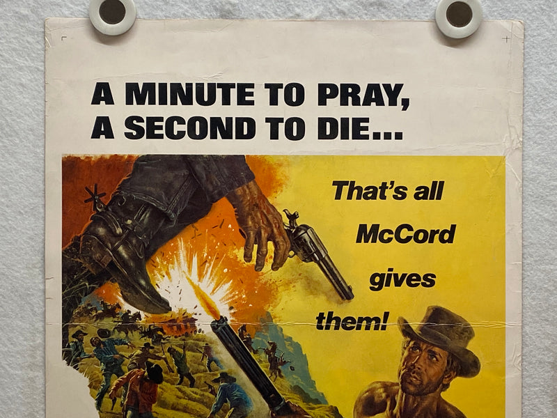 1968 A Minute to Pray, a Second to Die Insert 14 x 36 Movie Poster Alex Cord   - TvMovieCards.com
