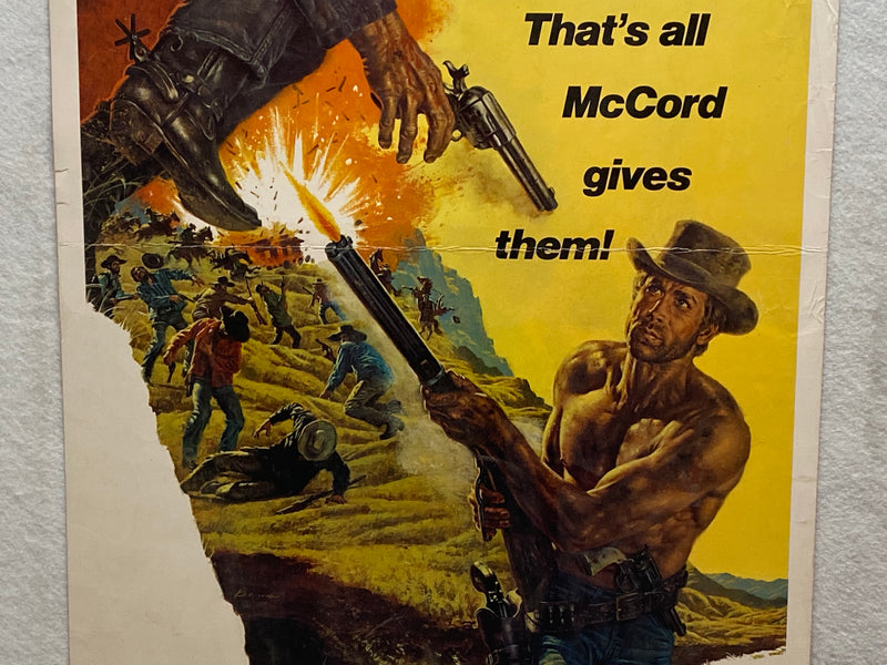 1968 A Minute to Pray, a Second to Die Insert 14 x 36 Movie Poster Alex Cord   - TvMovieCards.com