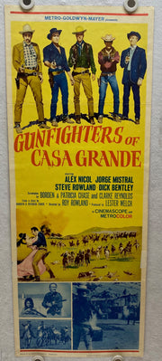1964 Gunfighters of Casa Grande Insert 14 x 36 Movie Poster Alex Nicol   - TvMovieCards.com