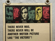 1963 The Victors Insert 14x36 Movie Poster Vince Edwards, Albert Finney   - TvMovieCards.com