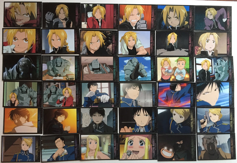 Fullmetal Alchemist large Base Card Set 36 Cards Amada 2004   - TvMovieCards.com