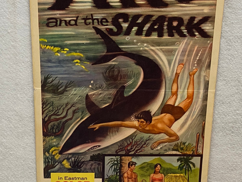 1962 Tiko and the Shark Insert 14x36 Movie Poster Roau, Marlene Among, Al Kauwe   - TvMovieCards.com