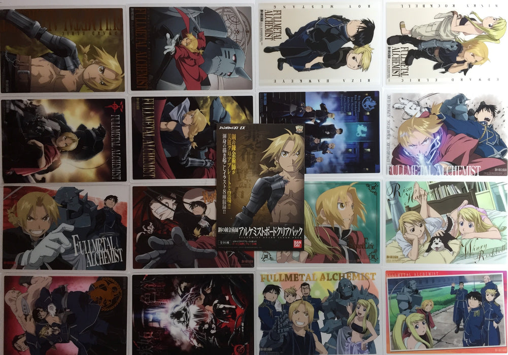 Fullmetal Alchemist Jumbo Cell Card Set 16 Cards plus Header card Bandai   - TvMovieCards.com