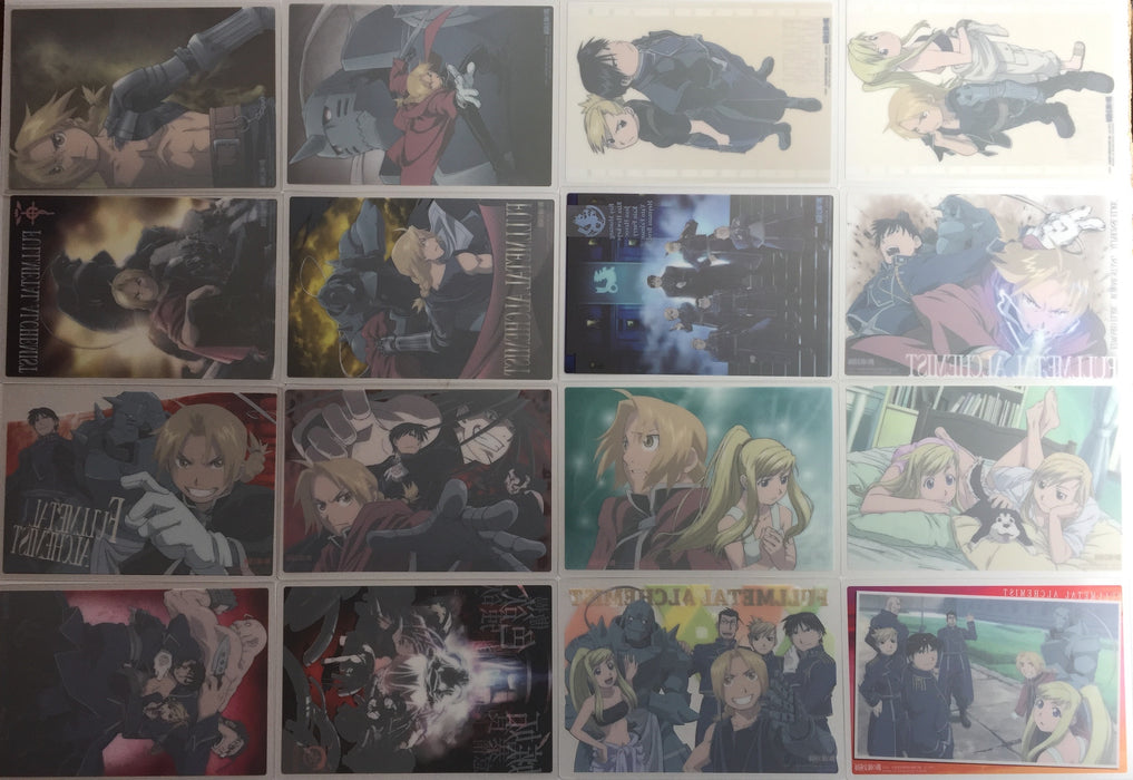 Fullmetal Alchemist Jumbo Cell Card Set 16 Cards plus Header card Bandai   - TvMovieCards.com