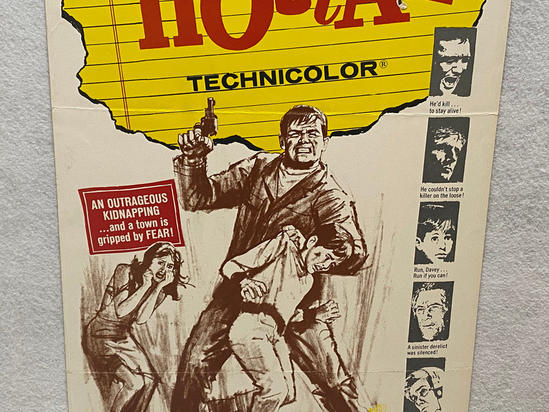 1967 The Hostage Insert 14x36 Movie Poster Don Kelly, Harry Dean Stanton   - TvMovieCards.com