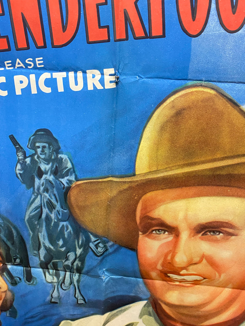 1940 Ride, Tenderfoot, Ride Original 1SH Movie Poster Gene Autry Smiley Burnette   - TvMovieCards.com