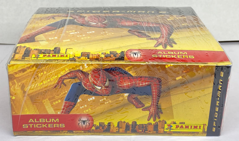 2004 Spider-Man 2 The Movie Album Sticker Trading Card Box 48 Packs Panini   - TvMovieCards.com