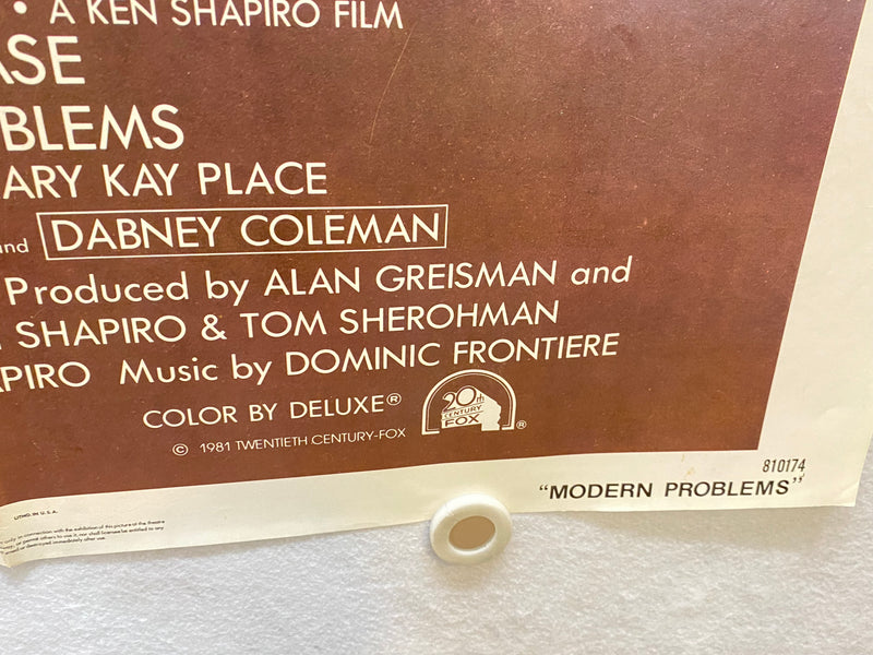 1981 Modern Problems Original 1SH Movie Poster 27 x 41 Chevy Chase D'Arbanville   - TvMovieCards.com