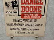 1966 Daniel Boone: Frontier Trail Rider Insert 14x36 Movie Poster Fess Parker   - TvMovieCards.com