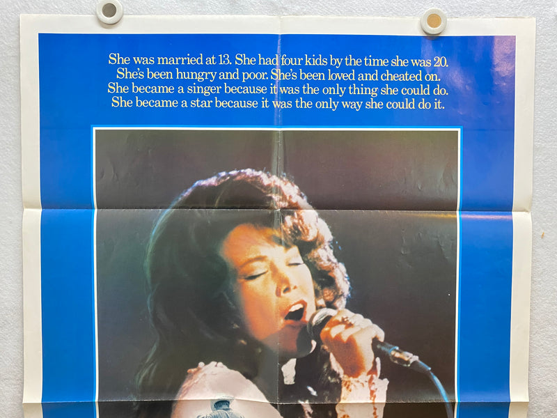 1980 Coal Miner's Daughter Original 1SH Movie Poster 27 x 41 Sissy Spacek   - TvMovieCards.com