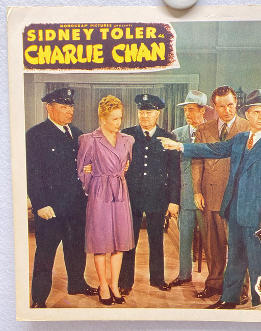 Original Charlie Chan - Shadows Over Chinatown Lobby Card #5 Sidney Toler Mantan   - TvMovieCards.com