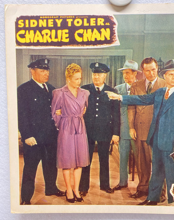 Original Charlie Chan - Shadows Over Chinatown Lobby Card #5 Sidney Toler Mantan   - TvMovieCards.com