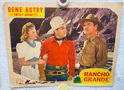 1940R Rancho Grande Lobby Card Set of (8) 11x14 Gene Autry Smiley Burnette June   - TvMovieCards.com