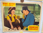 1940R Rancho Grande Lobby Card Set of (8) 11x14 Gene Autry Smiley Burnette June   - TvMovieCards.com
