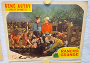 1940R Rancho Grande Lobby Card Set of (8) 11x14 Gene Autry Smiley Burnette June   - TvMovieCards.com